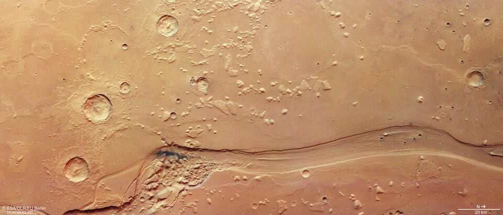 A Cataclysmic Upswelling of Groundwater Carved This Channel on Mars