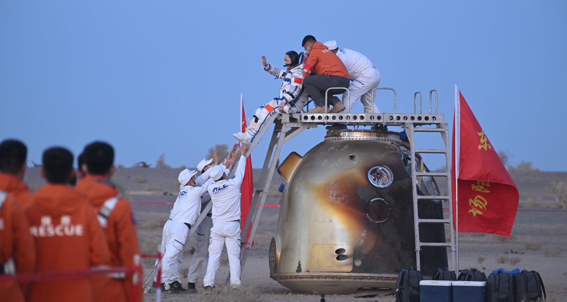 China's Shenzhou 21 astronauts return to Earth after being briefly 'stranded' (video)