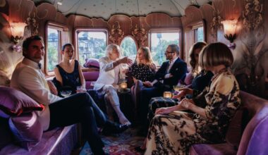 All Aboard! A Star-Studded Night in London on Baz Luhrmann and Catherine Martin’s Belmond Train Carriage