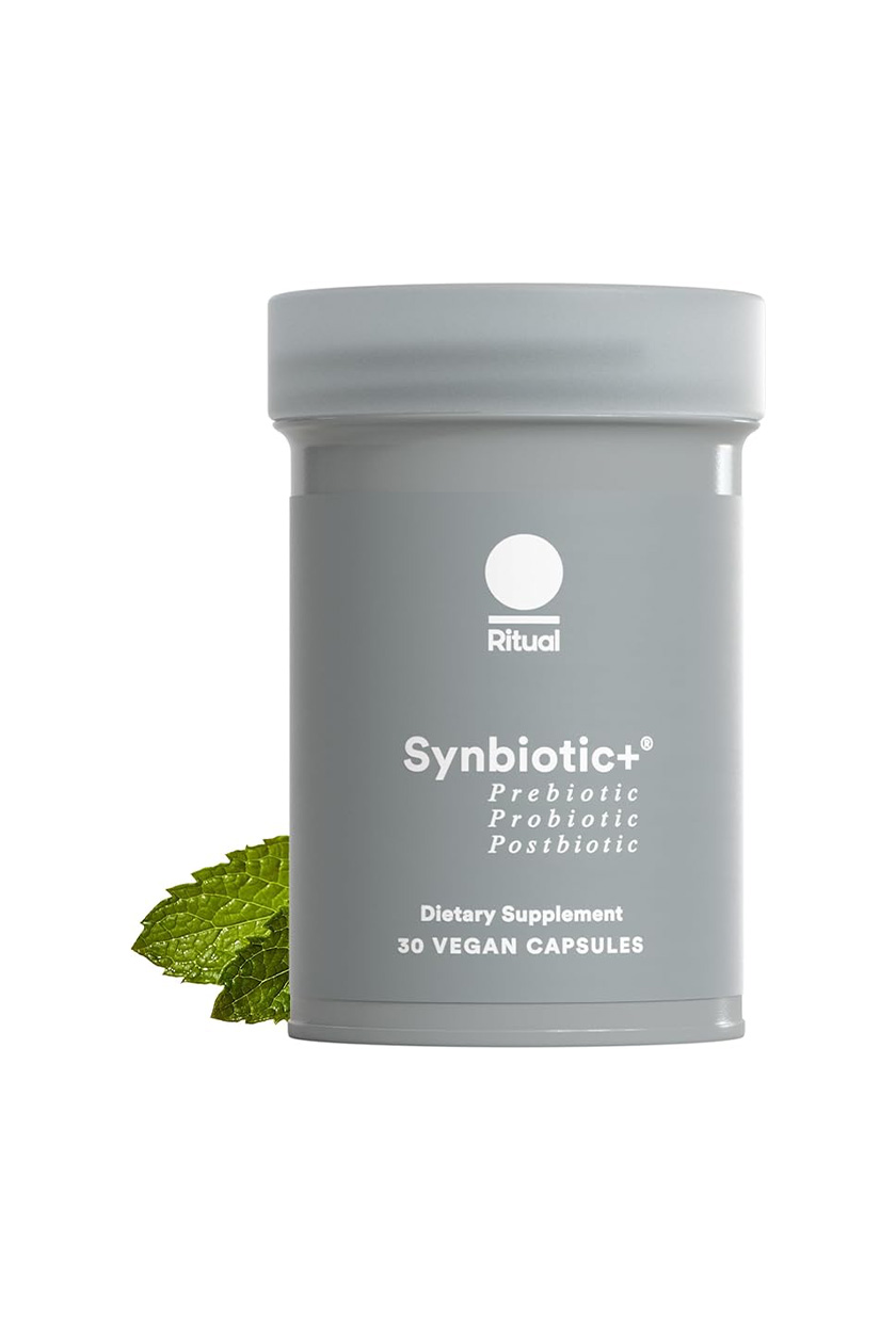 Ritual Synbiotic - Complete 3-In-1 Probiotic, Prebiotic, Postbiotic** - for Women and Men - to Support Gut, Digestive Health, Regularity, Bloating** - Vegan - One Daily Capsule - Mint - 30 Servings