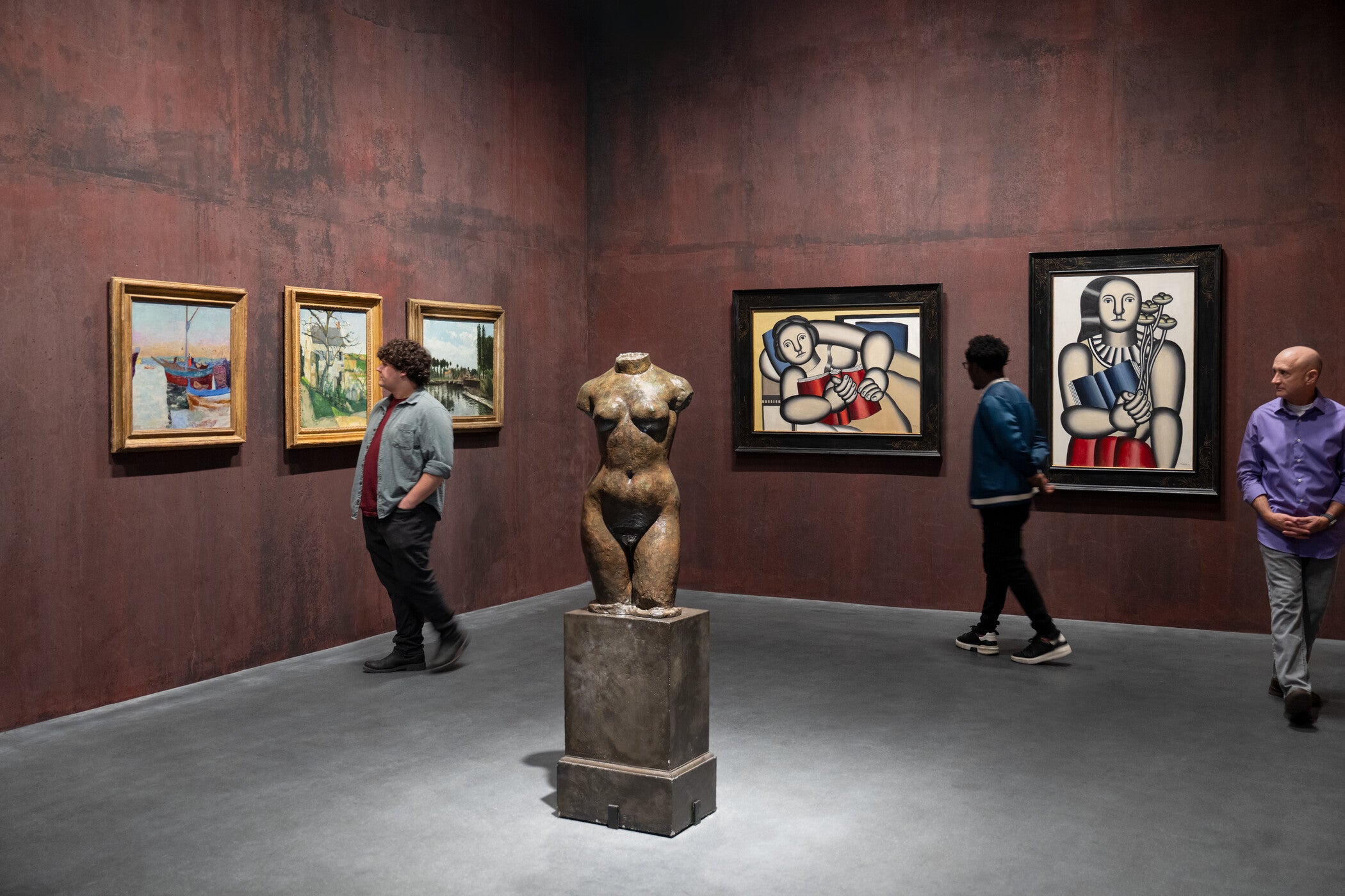 Visitors in the David Geffen Galleries, 2026, Los Angeles County Museum of Art, photo © Museum Associates/LACMA, by Charles Powers