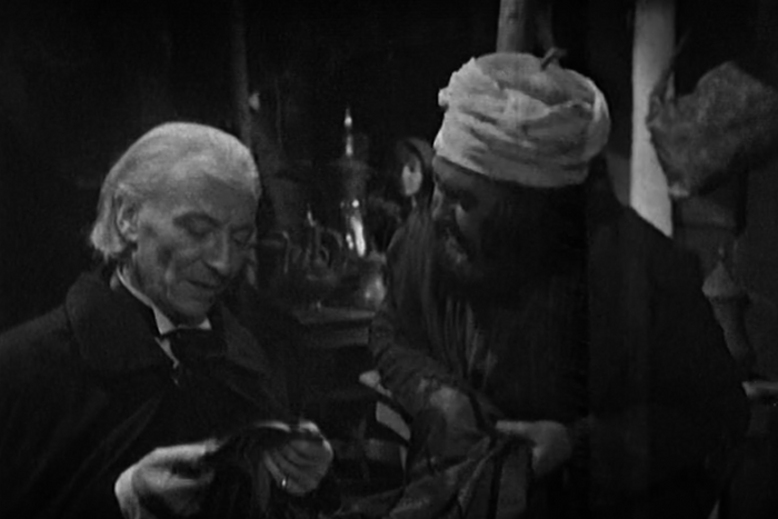 A shot from Doctor Who serial The Crusade, featuring William Hartnell A shot from Doctor Who serial The Crusade, featuring William Hartnell