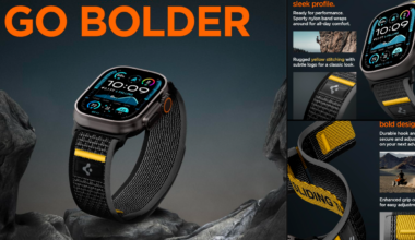 A smart watch with a strap