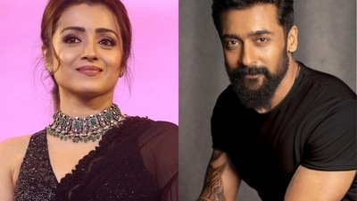 Trisha Krishnan and Suriya will share the screen in RJ Balaji's upcoming film Karuppu.