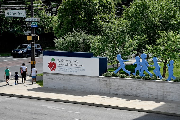St. Christopher's Hospital for Children, shown here in 2023, closed its ORs this week after a sprinkler broke, causing significant flooding.