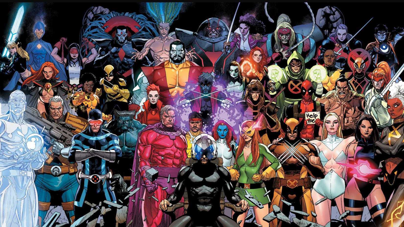 All X-Men Together On Krakoa, Facing The Viewer