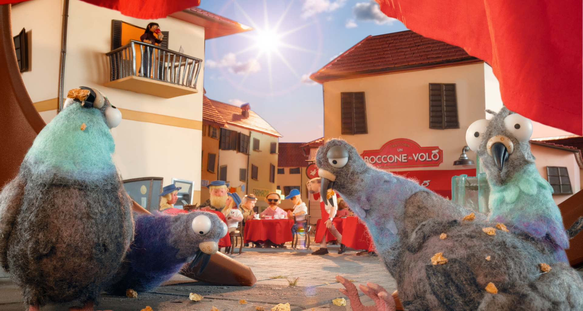 Images from an animated advert for Canva