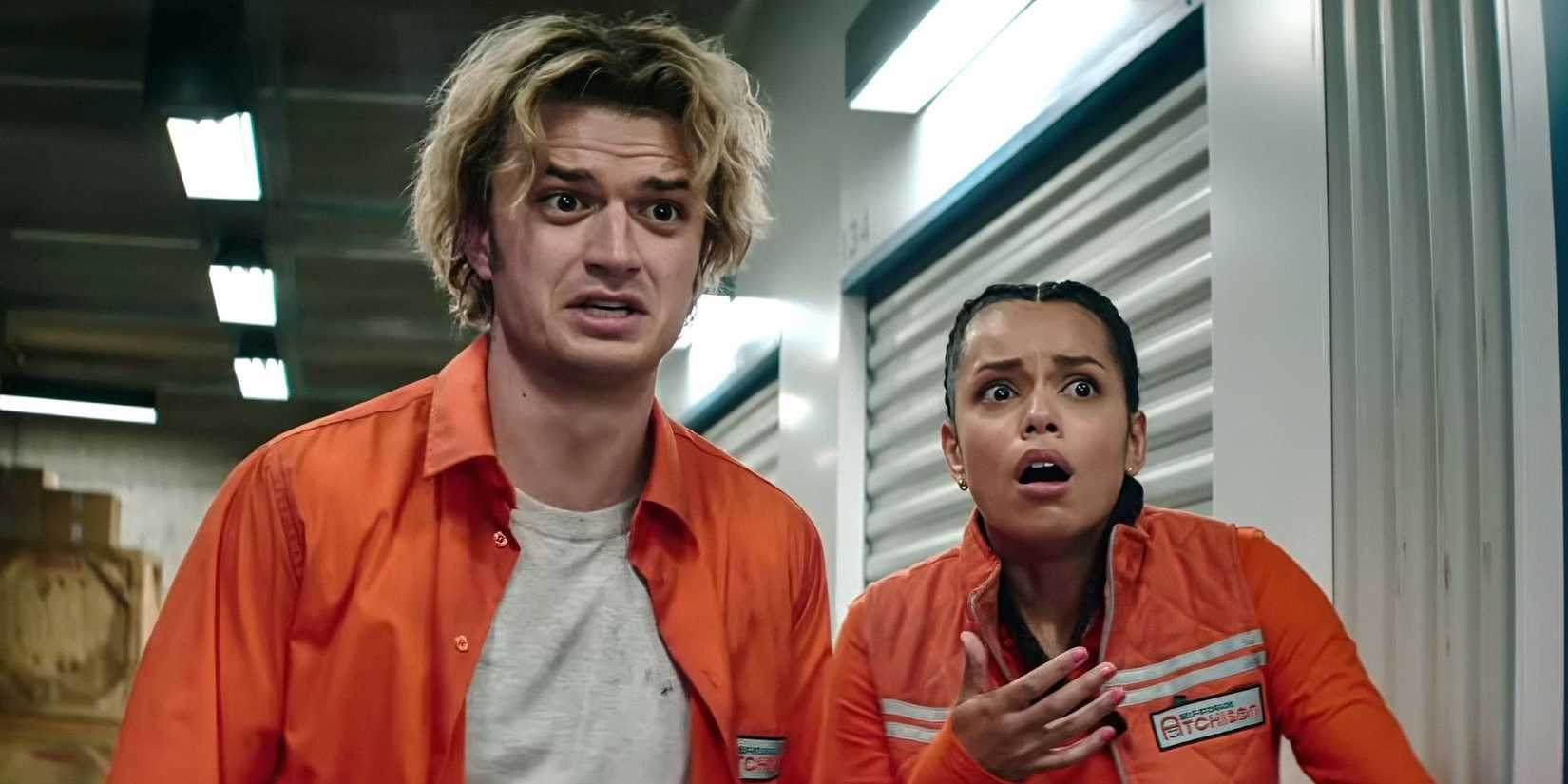 COLD STORAGE, from left: Joe Keery, Georgina Campbell, 2026. © Samuel Goldwyn Company /Courtesy Everett Collection