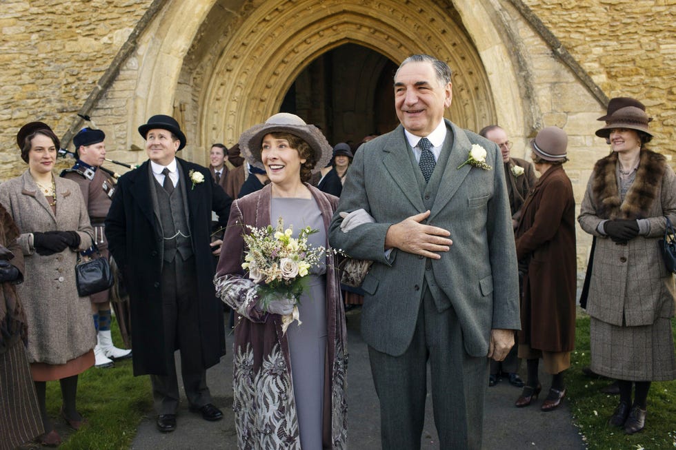 Downton Abbey, Mrs Hughes, Mr Carson, Phyllis Logan, Jim Carter downton abbey, mrs hughes, mr carson, phyllis logan, jim carter
