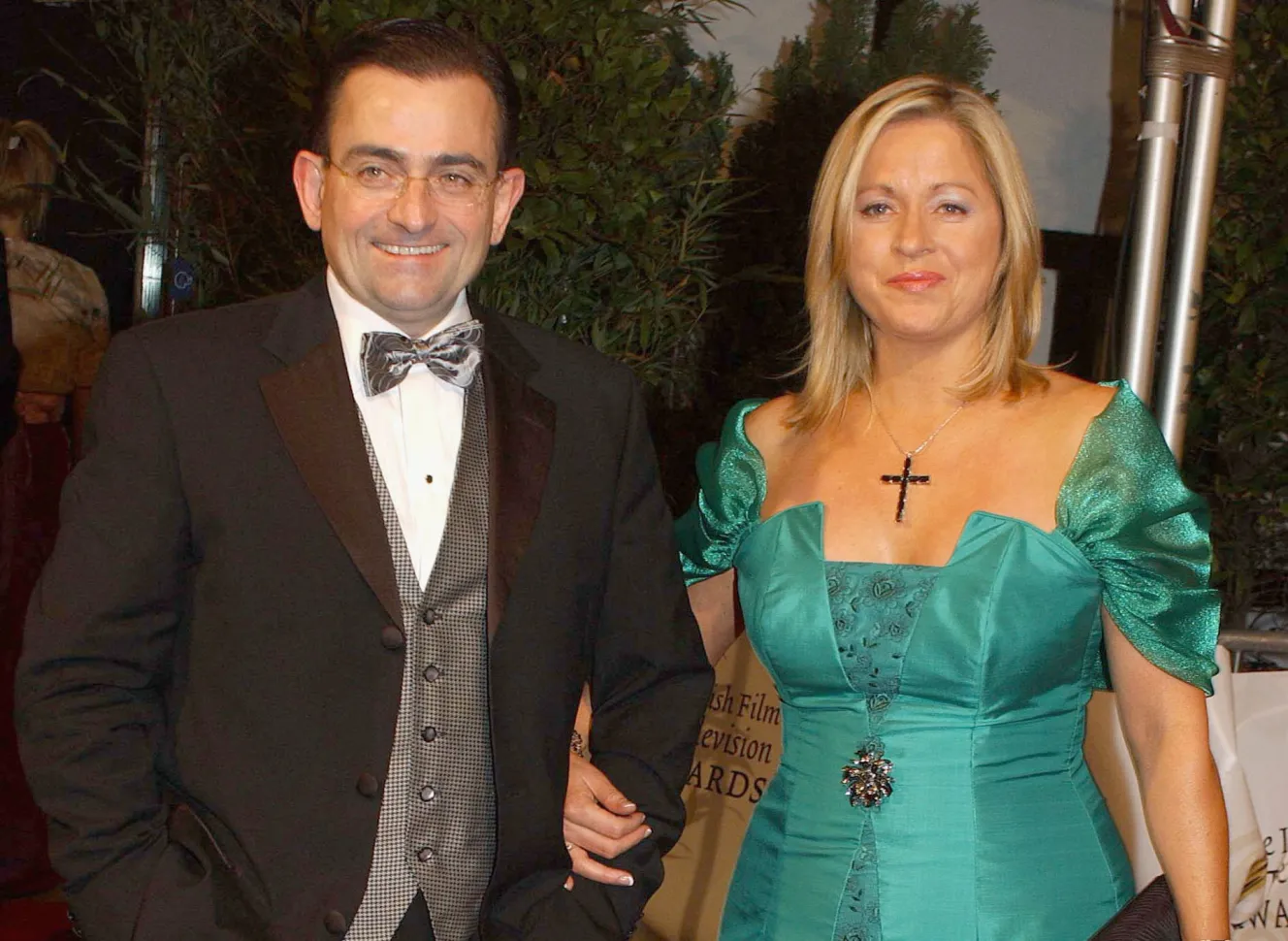 Eddie Hobbs and Mary Hobbs attending the Irish Film And Television Awards 2005.