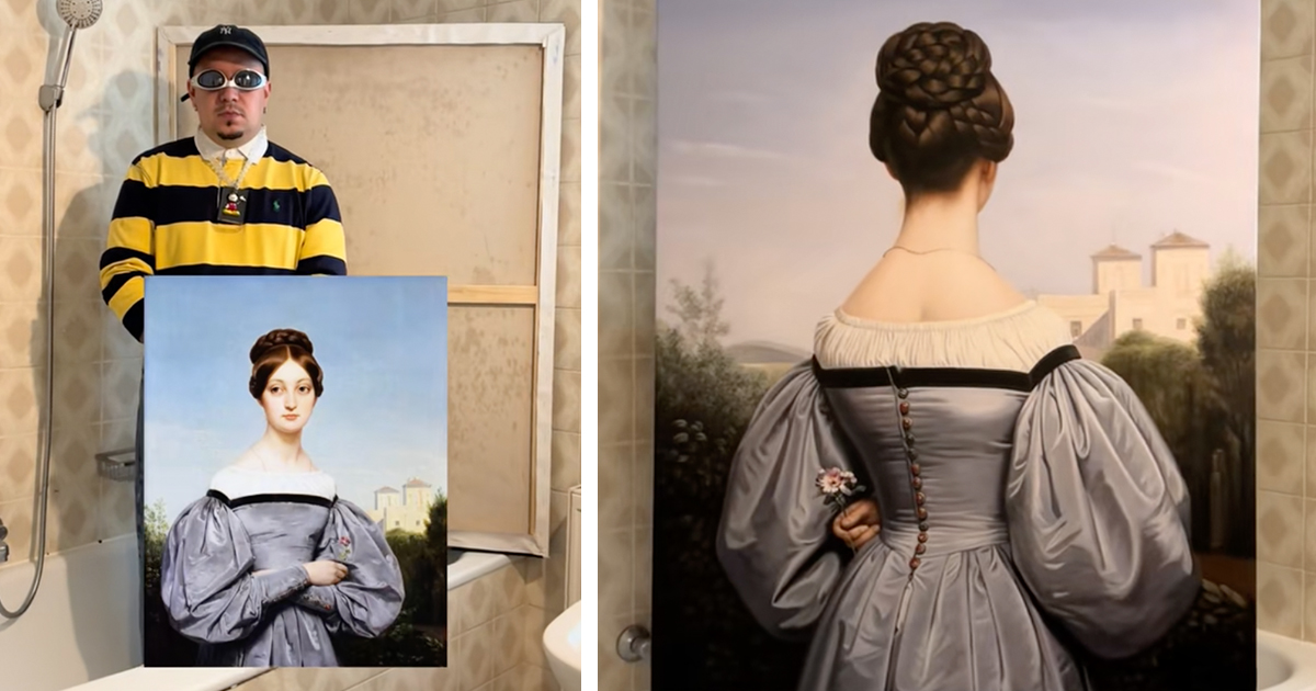 Artist Imagines the Reverse Side of Iconic Masterpieces