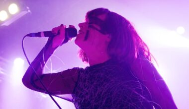 Julie Christmas performing live in 2024