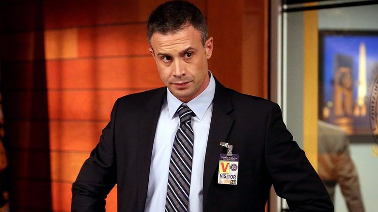Freddie Prince Jr. as Danny Beck looks concerned in Bones