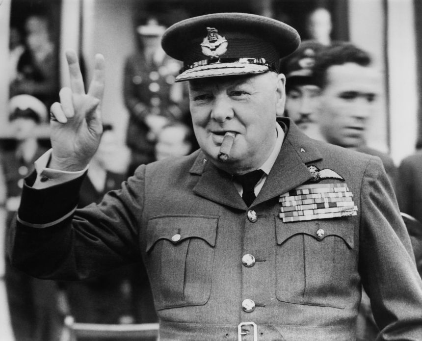 An AI version of British wartime leader Winston Churchill is among historical figures chosen to create Sensay's government.