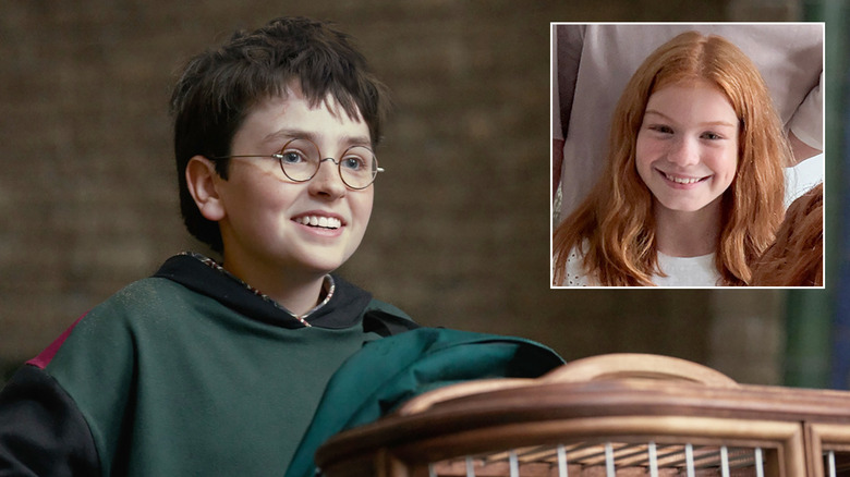 Harry Potter and Gracie Cochrane as Ginny Weasley in Harry Potter series