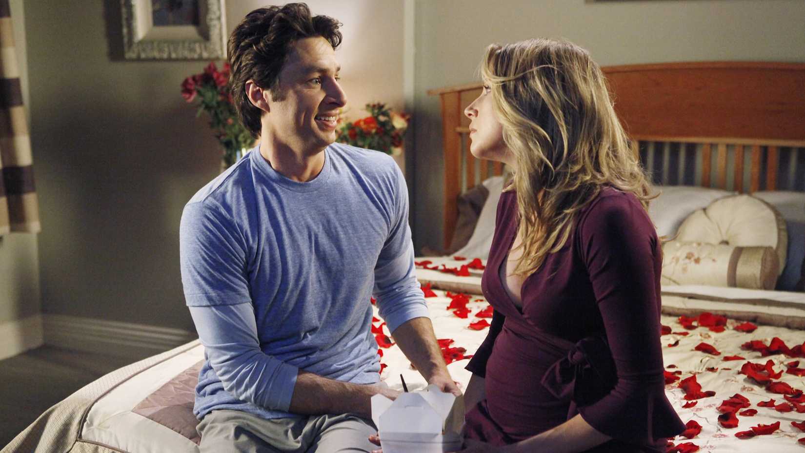 JD and Elliot in Scrubs season 9.