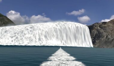 Ride a jet ski through a re-creation of an Alaska mega-tsunami with the help of science