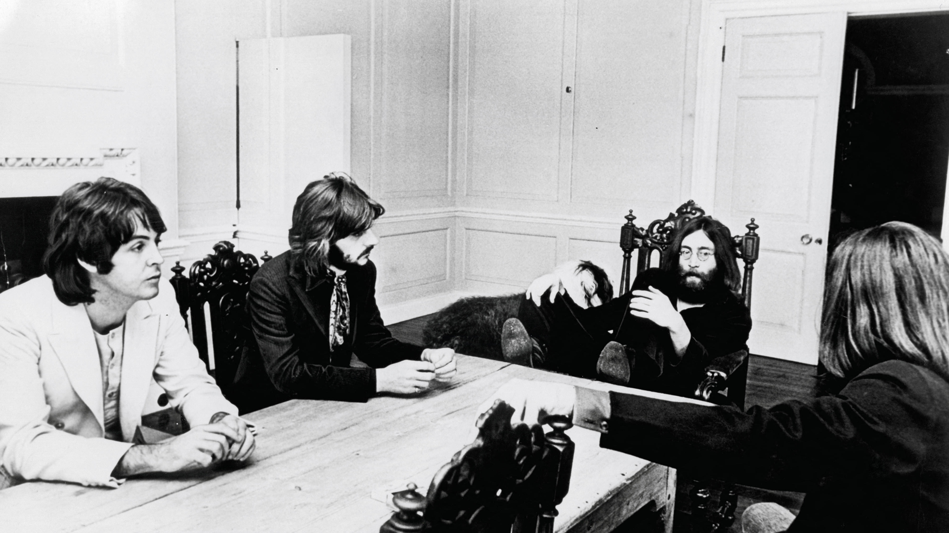 The Beatles near the end