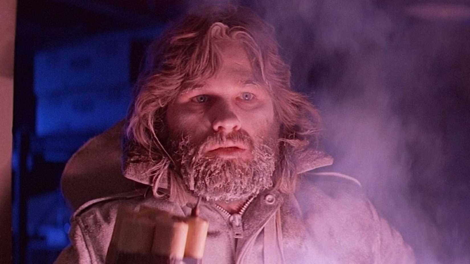 Kurt Russell as RJ MacReady in The Thing