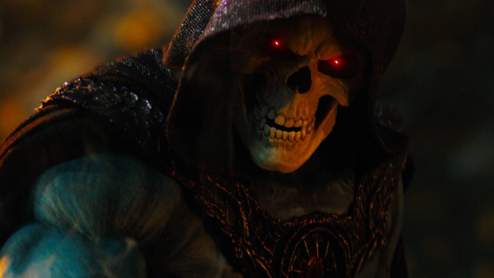 Skeletor was supposed to wear a 'gold mask' in Masters of the Universe. Then Travis Knight showed up.