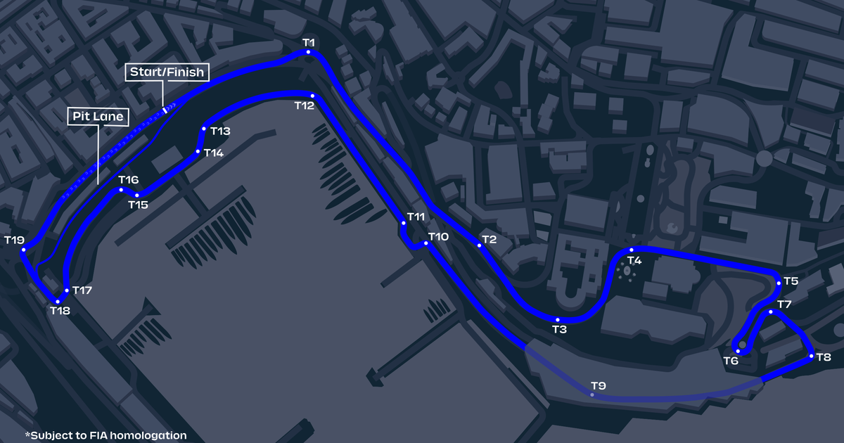 What does the Monaco E-Prix circuit look like?