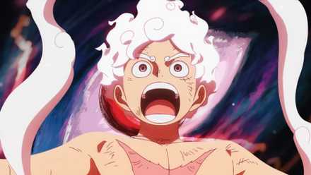 Feature header contrasting Luffy against Imu's eye