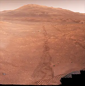 NASA’s Perseverance Mars rover captured this 360-degree panorama of a region nicknamed “Crocodile Bridge” on the rim of Jezero Crater. This region holds some of the oldest rocks anywhere in the solar system. Credit: NASA/JPL-Caltech/ASU/MSSS