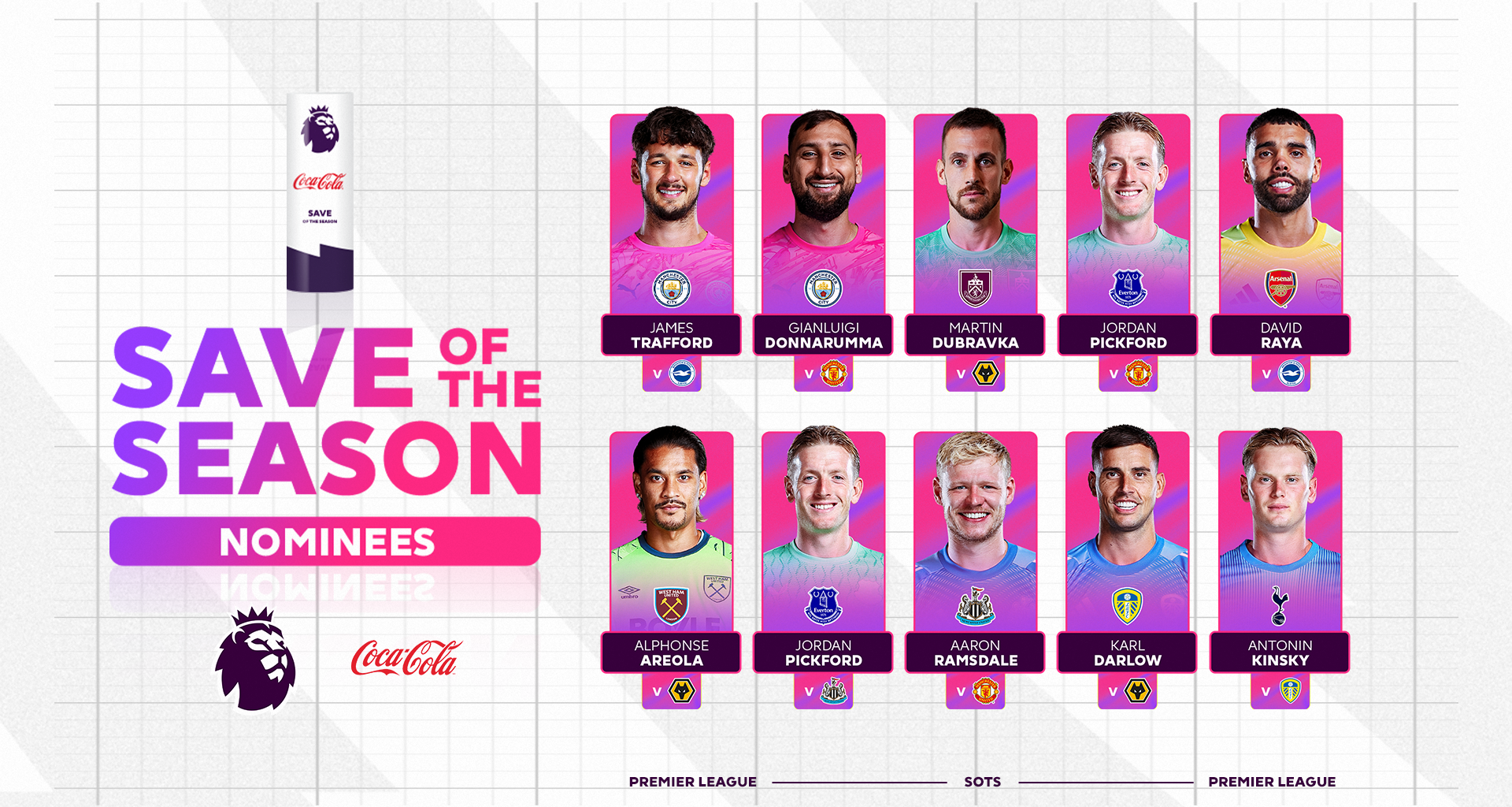 Choose your Coca-Cola Save of the Season