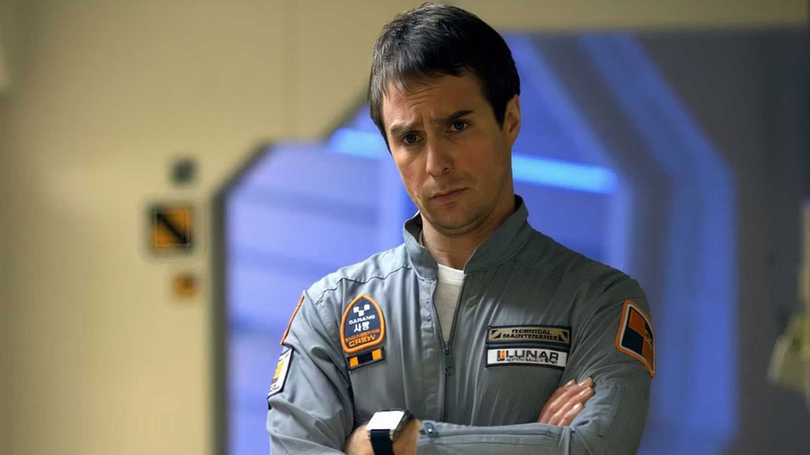 Sam Rockwell as Sam Bell in Moon