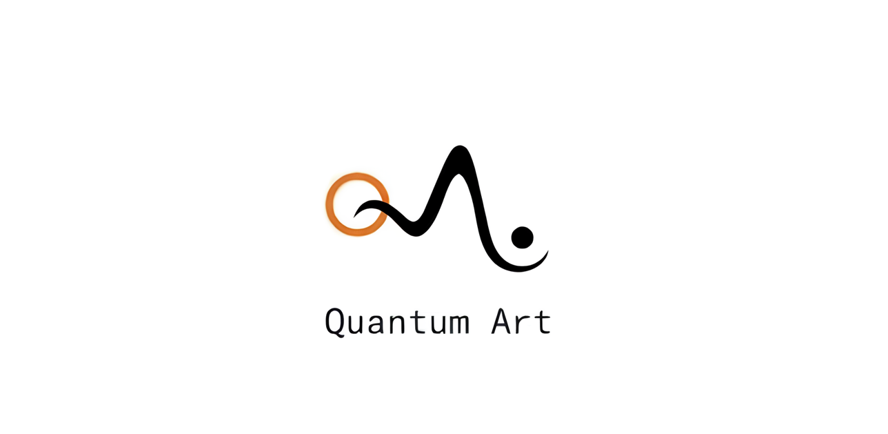 Quantum Art logo on plan white background
