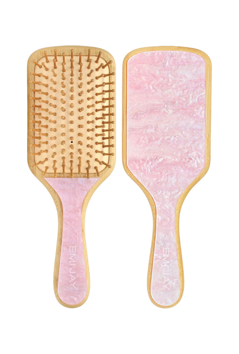 Bamboo Paddle Brush in Pink Sugar