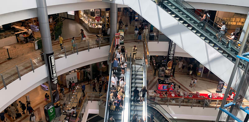 Empty shopping malls credit: Shutterstock Opachevsky Irina