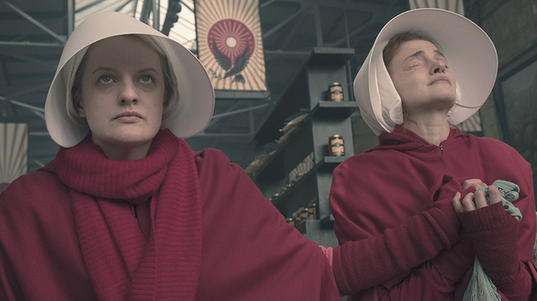 June and Janine in The Handmaid's Tale