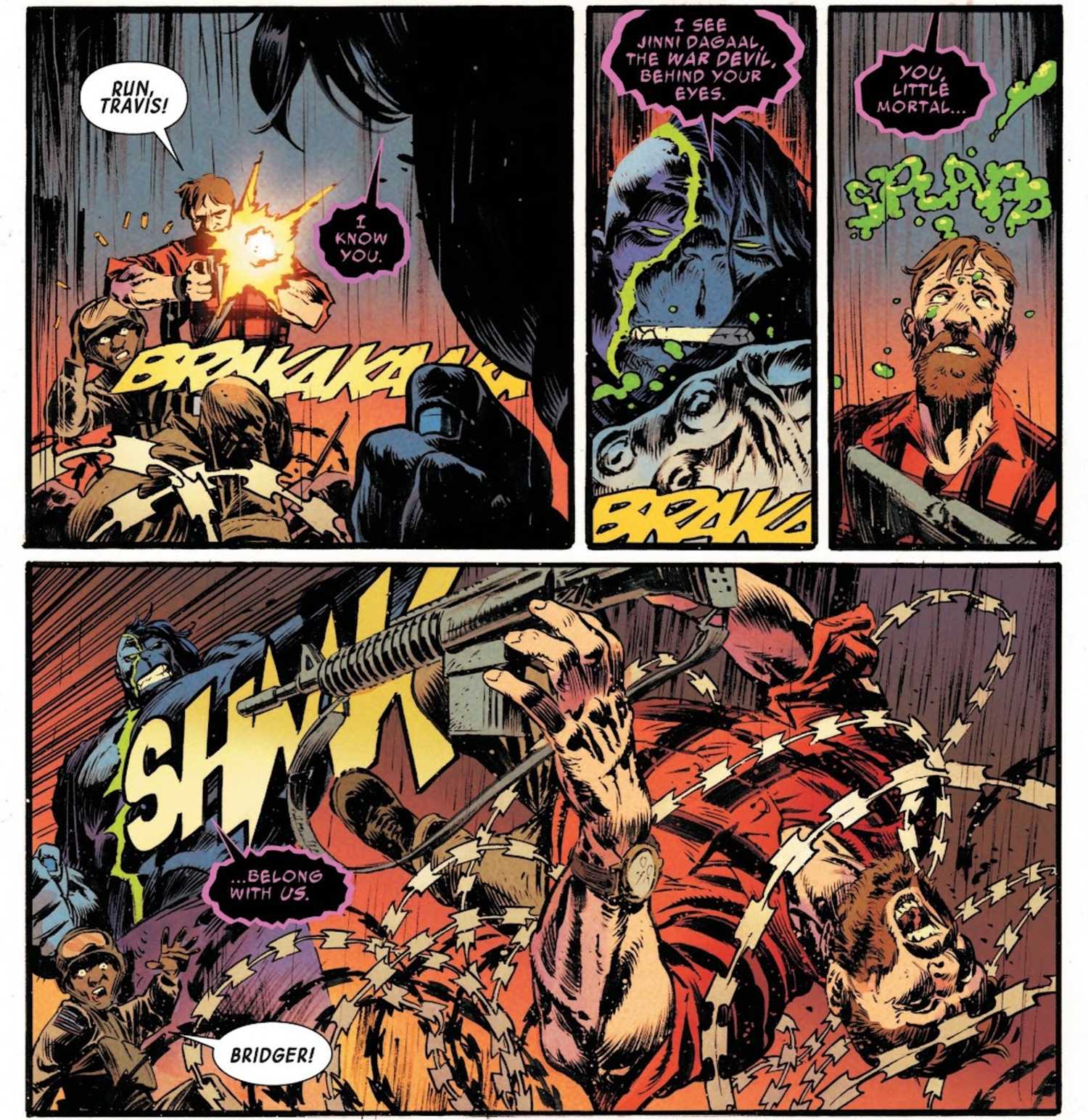 the infernal hulk transforms a soldier into a monster