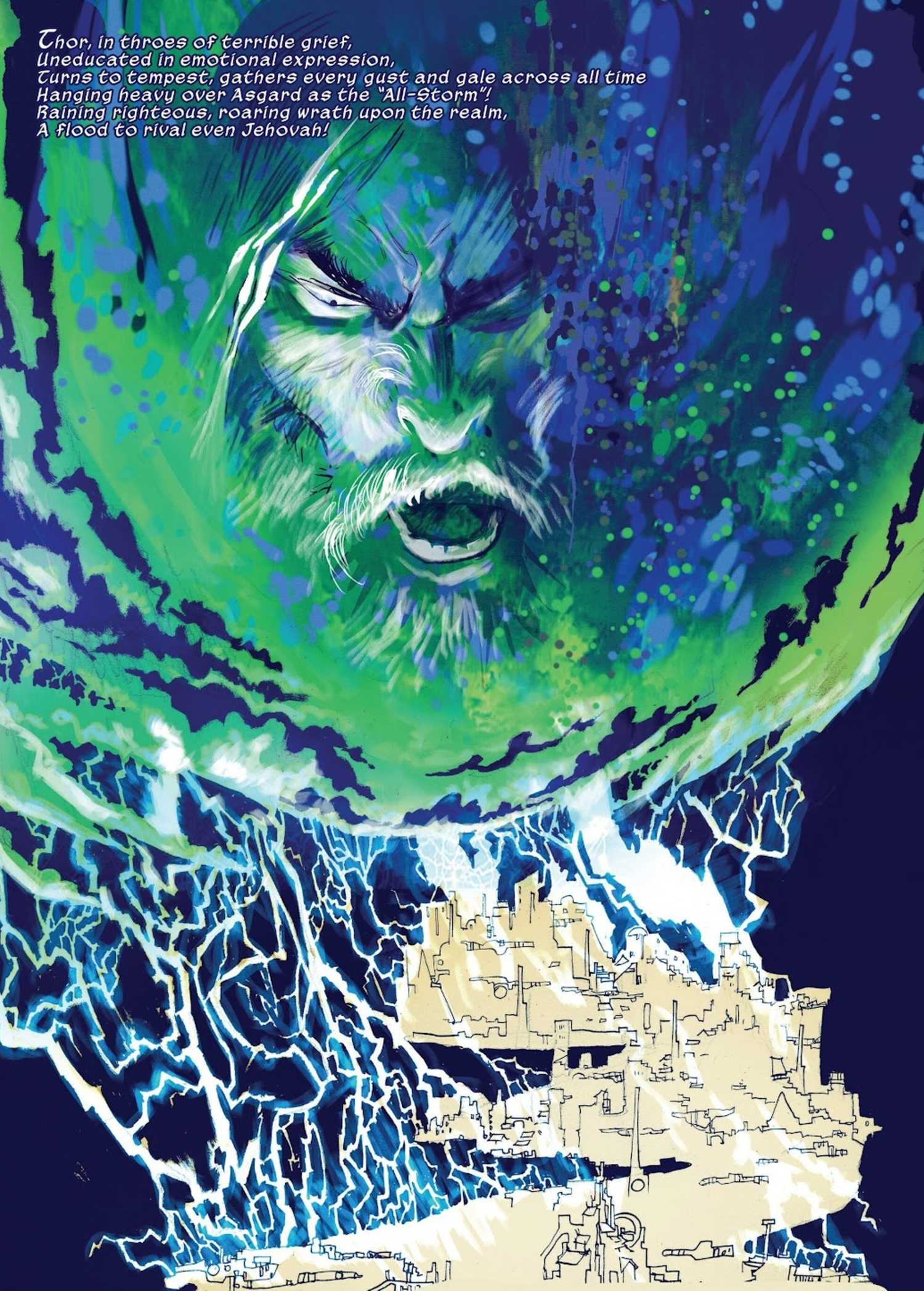 thor achieves his ultimate form in ultimates 23, becoming like jehovah