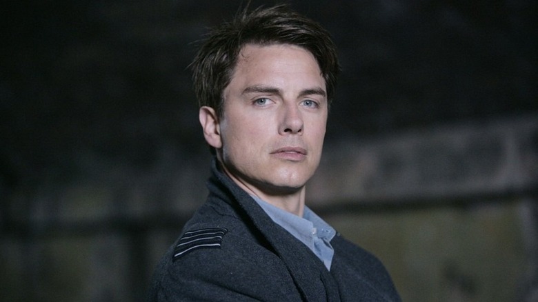 Jack Harkness frowning in 