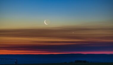 Venus and a slender crescent moon steal the show after sunset on May 18