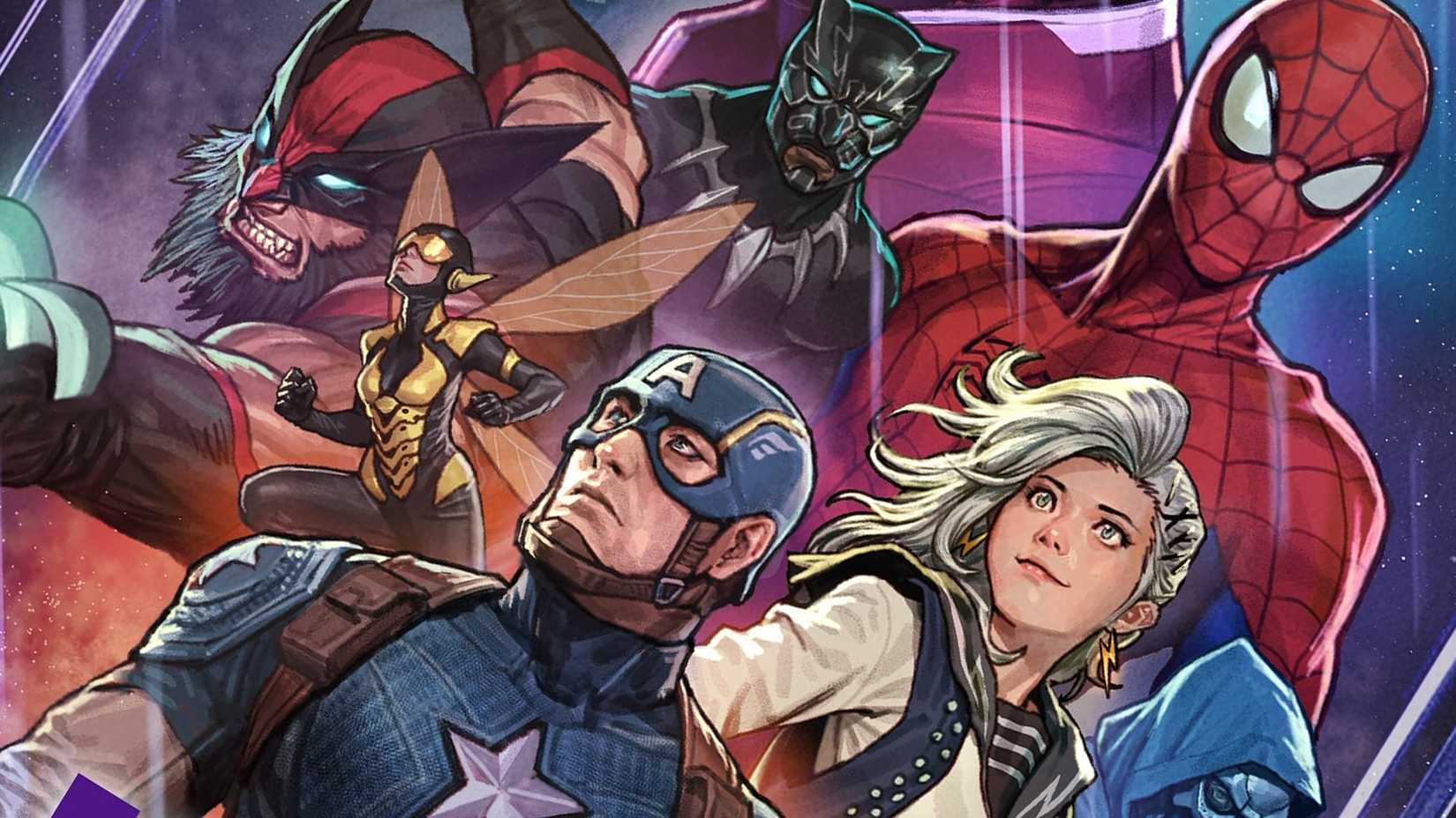 ultimate endgame team shot of the ultimates, including wolverine captain america and more