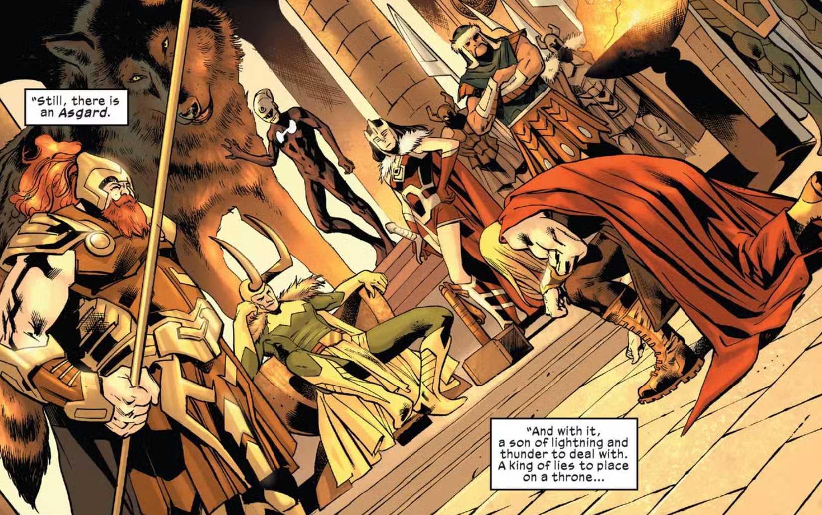 ultimate thor is forced to bow to loki