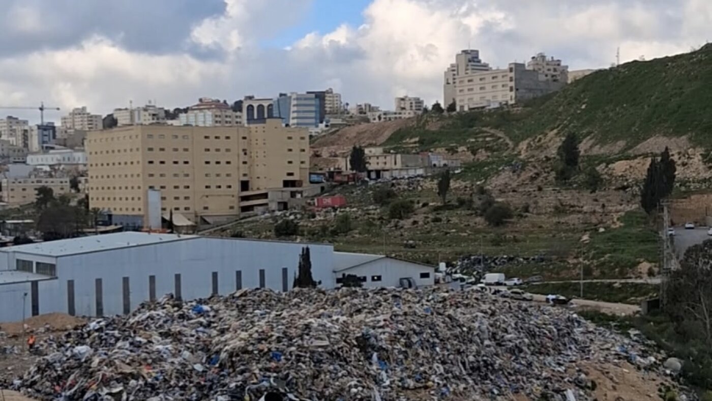 Palestinians want modern recycling to count West Bank trash crisis : NPR