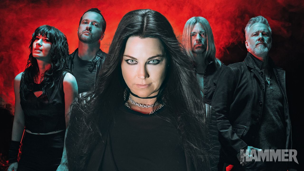 Evanescence on the cover of Metal Hammer