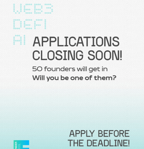 Founder School FS26-2 Opens Applications for AI, Blockchain, and Web3 Startup Founders