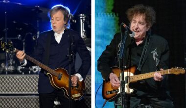 Paul McCartney and Bob Dylan