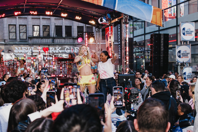 Zara Larsson and Sheinelle Jones.