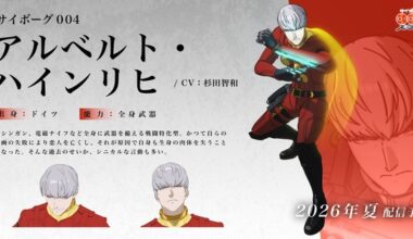 Cyborg 009: Nemesis Anime Casts Tomokazu Sugita as Cyborg 004 - News