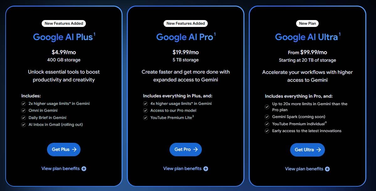 Google makes its AI Plus plan cheaper, doubles the cloud storage that comes with it