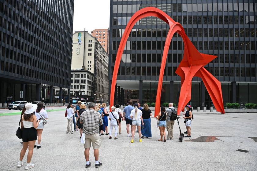 Ferris Bueller walking tour in the Loop.
