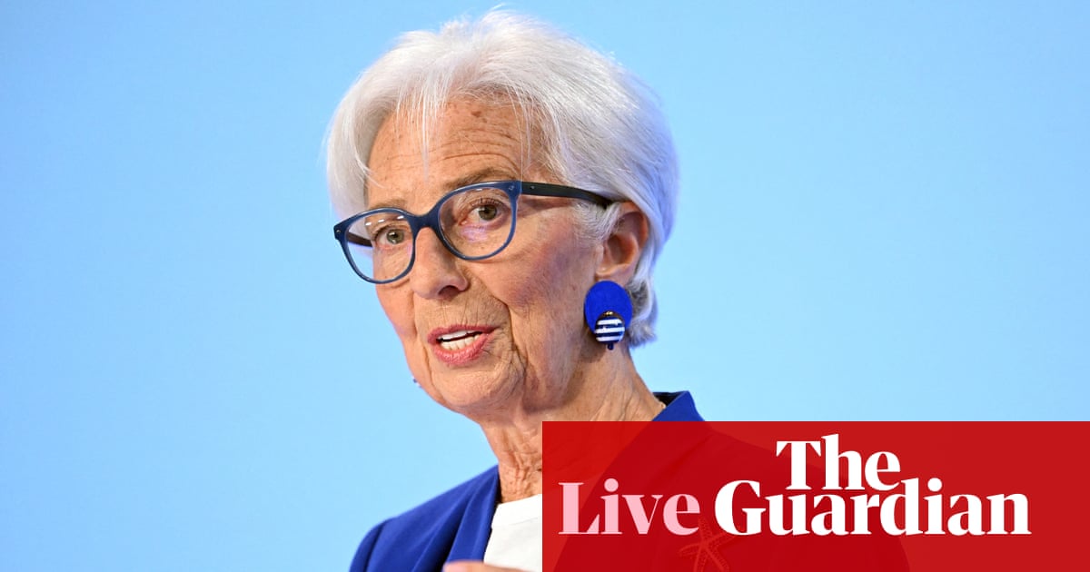 Middle East war is hurting eurozone economy, warns ECB, after announcing first interest rate rise since 2023 – as it happened | Business