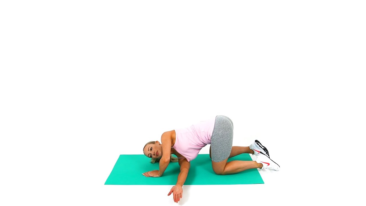 Thread the Needle Exercise - YouTube