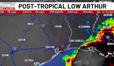 Arthur becomes post-tropical, still expecting impacts in ENC